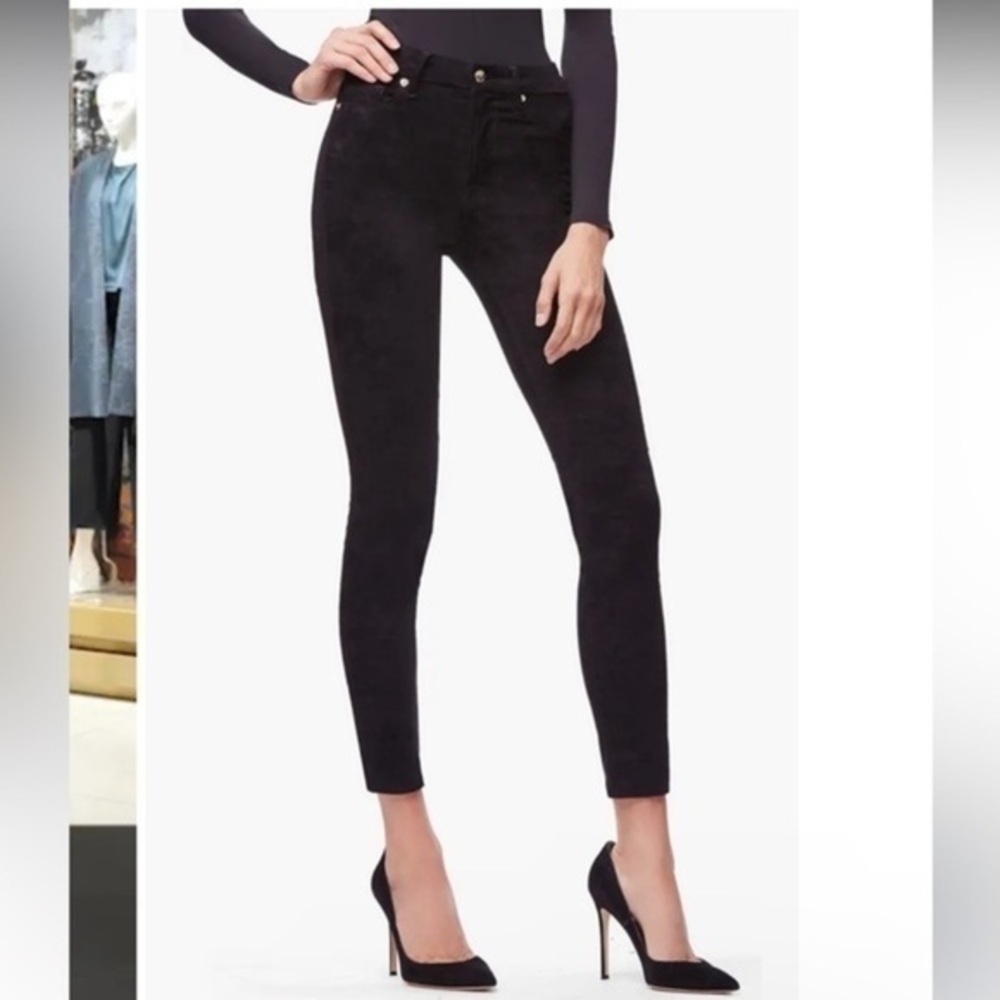 Good American Faux Suede Pants